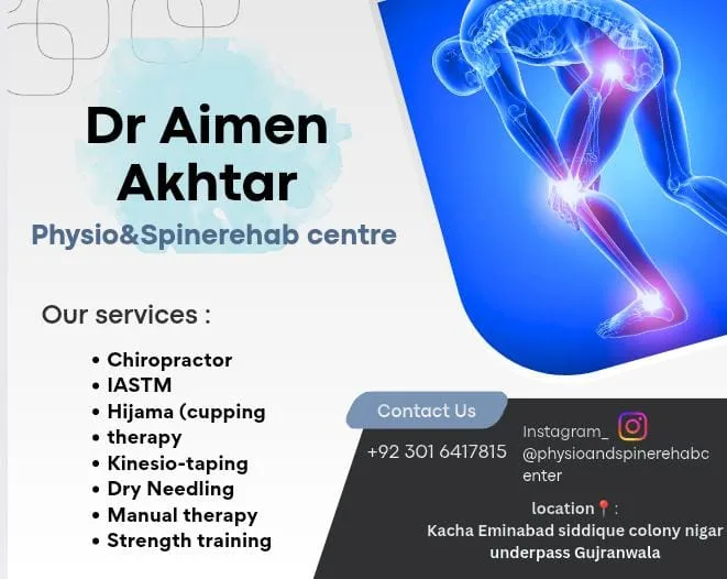 Dr Aimen Akhtar | Physiotherapist| Chiropractor