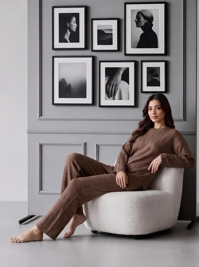 Soft Knit Two-Piece Winter Set